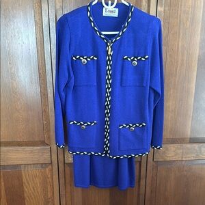 Laura Blue and Black Women's Suit